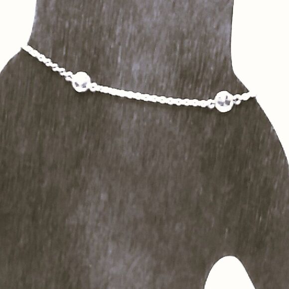 JCM 925 Sterling Silver & Cubic Zirconia (CZ) Dainty Thin Bracelet Sm Wrist NWOT - Picture 10 of 16